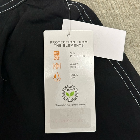 Zeroxposur 3X Swim Shorts Hybrid Trunks Boxers Black Swimwear Boardshort New - Picture 10 of 12